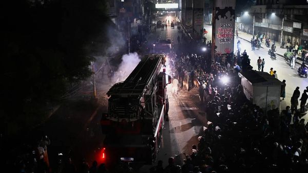 Protests rock Dhaka as minority leaders condemn arrest of Hindu man building 81-ft Lord Ram statue