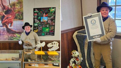 Meet Anderson Taylor, the 9-year-old dinosaur lover who turned his fossil collection into a museum and became the world’s youngest curator