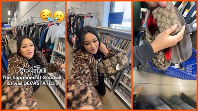 Chicago woman finds a Coach purse with a matching wallet at Goodwill for $25. She’s over the moon — then a shopper points out the obvious: ‘devastated’