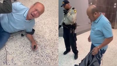 'I don't know what they're doing': Australian man handcuffed by ICE agents at Las Vegas airport