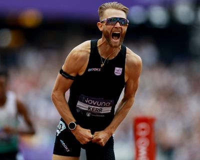 Josh Kerr makes athletics history by shattering one-mile world record in London