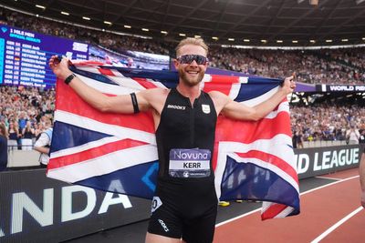 Josh Kerr sets mile world record at Diamond League event in London