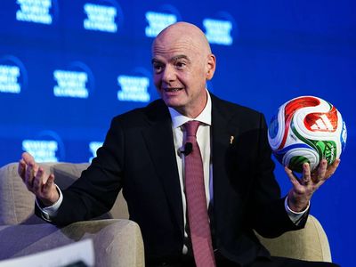 FIFA President Gianni Infantino's jet logged enough miles to circle the equator — twice