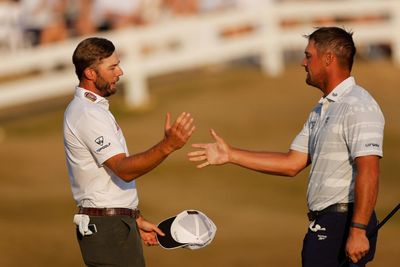 Nappy factor? New dad Sam Burns steals march on chasing pack to lead Open
