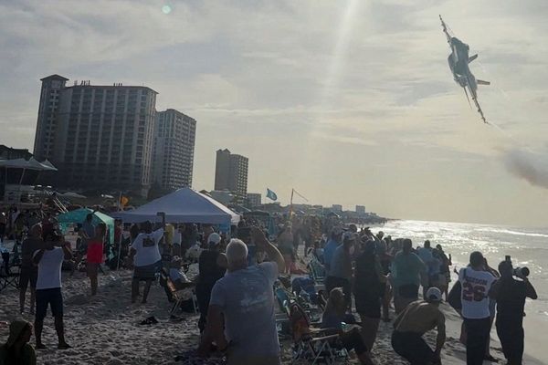 Pilot in viral Blue Angels close-shave flyover admits beach buzz was ‘mistake’ not MAGA bravado