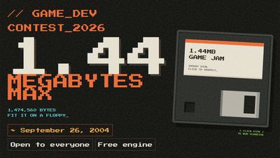 Korean outfit hosting 1.44MB game development contest to honor the floppy disk — entrants must confine entire fileset, including resources, engine, and library, to miniscule storage format