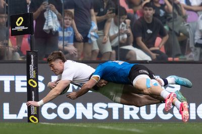 Argentina 24-31 England: Pumas see last-gasp try ruled out in Nations Championship thriller