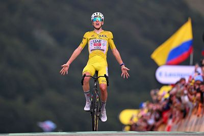 ‘We marked this stage since the beginning’: Tadej Pogačar wins solo on Tour de France stage 14