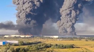 Ukrainian drones hit warehouses and other sites across Russia, killing 9 and wounding over 80