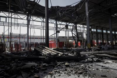 Russian oil depots hit after large scale ballistic missile attack on Kyiv