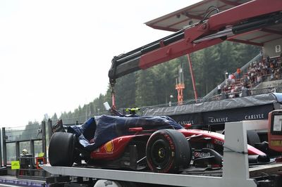 Hamilton: Ferrari F1 car "didn't feel the same" after Belgian GP practice crash