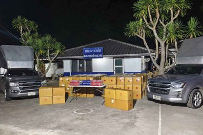 Illegal migrants, contraband diesel, cigarettes seized in Kanchanaburi