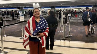 American woman returns to US after 566 days in Iran on spying charges; Trump thanks Tehran's 'gesture of goodwill'