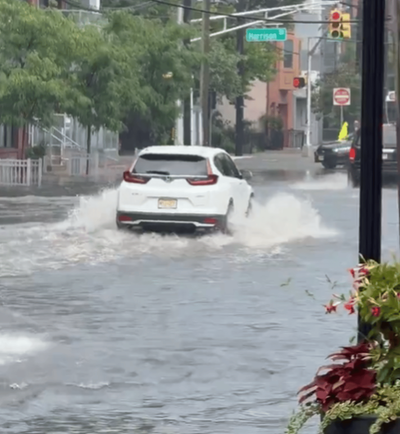 Flash flooding hits New York as storms batter city hours before World Cup final