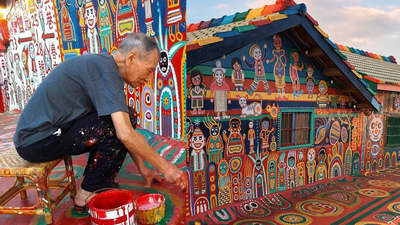 Meet Huang Yung-fu: The former soldier who began painting at 86 and helped save Taiwan’s Rainbow Village from demolition