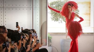 African designer Imane Ayissi redefines luxury on Paris haute couture stage