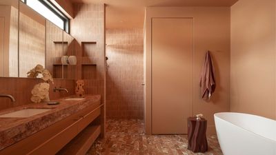 6 Bathroom Color Drenching Ideas Designers Love That Prove It's Not Just About Paint