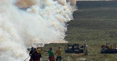 Emergency crews 'surround' Cairngorms wildfire as 'significant progress' made