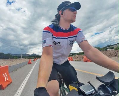 ‘Beat The Final Whistle’ – cyclist completes his mission to ride from Mexico City to New York in time for the FIFA World Cup final