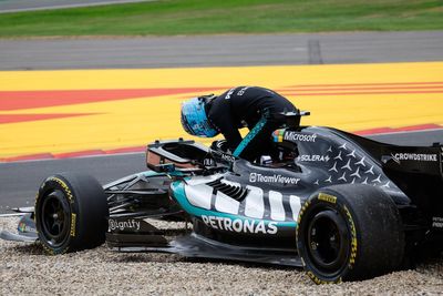 George Russell rues more misfortune after crash as Kimi Antonelli stretches lead