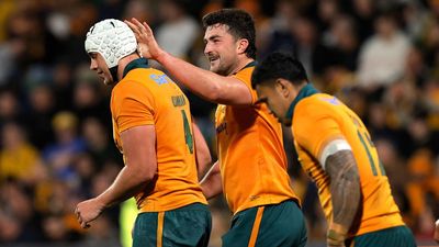 Wallabies' hat-trick hero recounts his three-metre luck