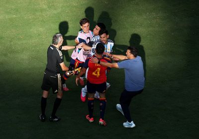Wayne Rooney claims Argentina 'deserved' World Cup final defeat after 'disgusting' full-time scenes