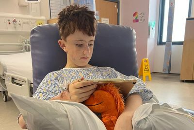 Father of teen who had innovative brain tumour surgery ‘so grateful’ to medics as son makes ‘remarkable’ recovery