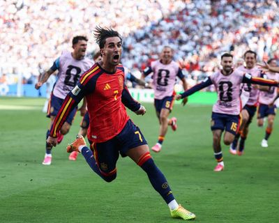 Spain win World Cup after Ferran Torres breaks 10-man Argentina’s resistance