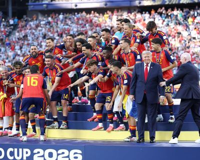 Trump show offers fitting fever-dream end to a World Cup of excess and damage