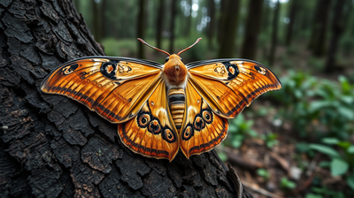 The Atlas Moth Has No Mouth and Its Entire Adult Life Runs on One Tank of Fat