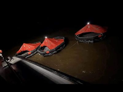 Dozens feared dead after passenger ferry sinks off coast of Guyana