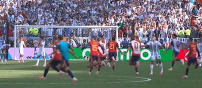 Watch: The punch that sparked 'disgusting' World Cup final brawl as Argentina branded 'disgrace'