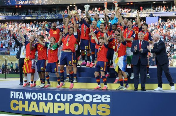 Donald Trump has to let it linger as he hangs on for Spain’s World Cup celebrations