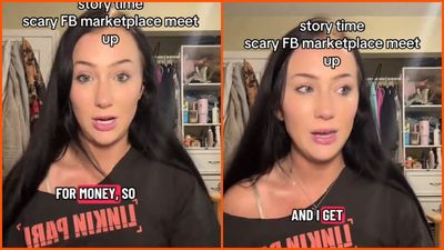 Woman accepts $100 extra to deliver a Facebook Marketplace order in the middle of the woods. Then a man lures her inside: ‘Skinny, gaunt face’