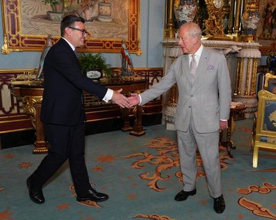 Andy Burnham becomes UK prime minister after meeting King Charles