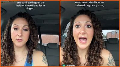 Charlotte woman says what a stranger did at the Aldi belt made her skin crawl. Then she looks behind and realizes it’s happening again: ‘can you stop’