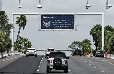 Trump's Palm Beach Airport Renaming Hits a $2.75 Million Funding Problem