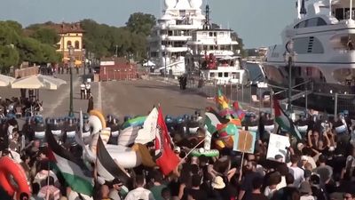 Trump’s envoy just hit Venice for ‘coastal diplomacy’, but crowds at the Redentore festival didn’t appreciate the arrival of the mega yacht