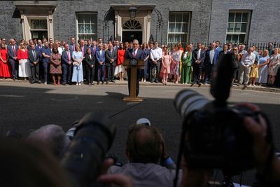 Andy Burnham becomes Britain’s new prime minister as Starmer resigns, in photos
