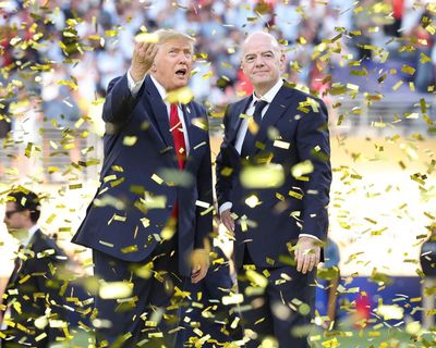 A desperate grab for attention. This is the way the World Cup ends