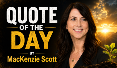 Quote of the Day by MacKenzie Scott: “Writing is such a 'pretend' profession. Nobody is counting on you at all. You can't...” — Powerful lessons on creativity, discipline, self-belief, and the invisible work behind success from the novelist and philanthropist behind The Testing of Luther Albright, Traps, and The Bright Hour inspirations