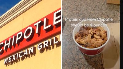 Woman orders Chipotle’s 4-ounce protein cup. Then she weighs it: ‘Omg this is wild’