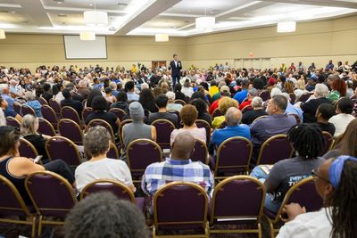 Talarico pledges $25 million for Black voter outreach at sometimes tense Houston town hall