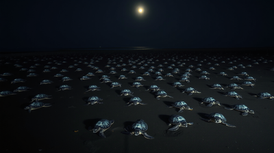 Olive Ridley Turtles Return to Odisha's Coast in Millions, and the Arribada Is Fragile