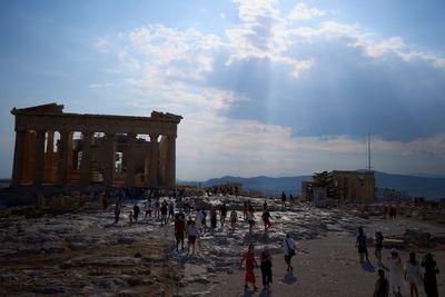 Tourists rushed to hospital after stabbing at Acropolis