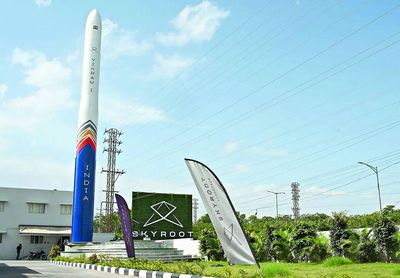 Which listed companies contributed to Skyroot Aerospace’s Vikram-1 success?