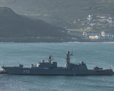 Russian warship carries out rare live-fire exercise 45 miles off UK coast