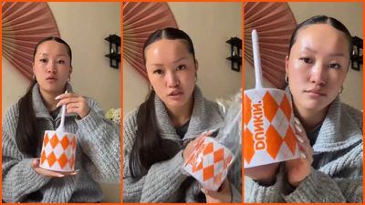 NYC woman is bewildered after Dunkin’ hands her a ‘toilet plunger’ with her drink. When she asked what it was, they just said, ‘just take it’