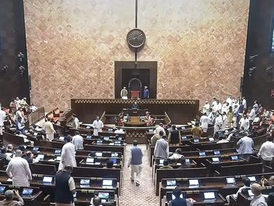 Lok Sabha adjourned for the day due to relentless protests by opposition