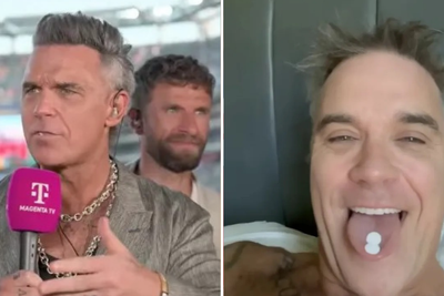 Robbie Williams clears up rumours after viral World Cup gaffe